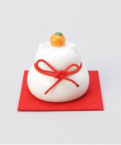 212 KITCHEN STORE / トゥーワントゥーキッチン ストア インテリア・インテリア雑貨 | 陶器の猫鏡餅 S