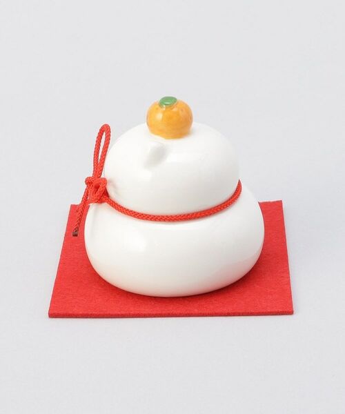 212 KITCHEN STORE / トゥーワントゥーキッチン ストア インテリア・インテリア雑貨 | 陶器の猫鏡餅 S | 詳細2