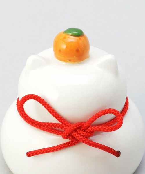 212 KITCHEN STORE / トゥーワントゥーキッチン ストア インテリア・インテリア雑貨 | 陶器の猫鏡餅 S | 詳細5