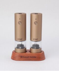 212 KITCHEN STORE / トゥーワントゥーキッチン ストア キッチンツール | 充電式ミル ソルト＆ペッパー ミニ 2本セット ブラウンゴールド ＜Russell Hobbs  ラッセルホブス＞