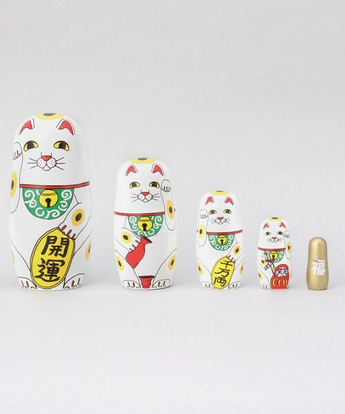 212 KITCHEN STORE / トゥーワントゥーキッチン ストア インテリア・インテリア雑貨 | マトリョーシカ LUCKY CAT | 詳細1