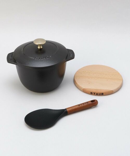 212 KITCHEN STORE / トゥーワントゥーキッチン ストア キッチンツール | Luxe Gohan BK set ＜STAUB  ストウブ＞ | 詳細1