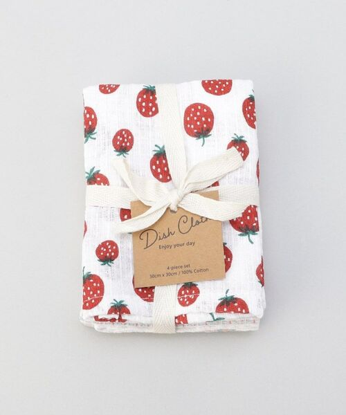 212 KITCHEN STORE / トゥーワントゥーキッチン ストア インテリア・生活雑貨・ホビー・ステーショナリー | ディッシュクロス4Pセット RD | 詳細18