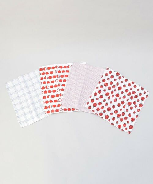 212 KITCHEN STORE / トゥーワントゥーキッチン ストア インテリア・生活雑貨・ホビー・ステーショナリー | ディッシュクロス4Pセット RD（その他）