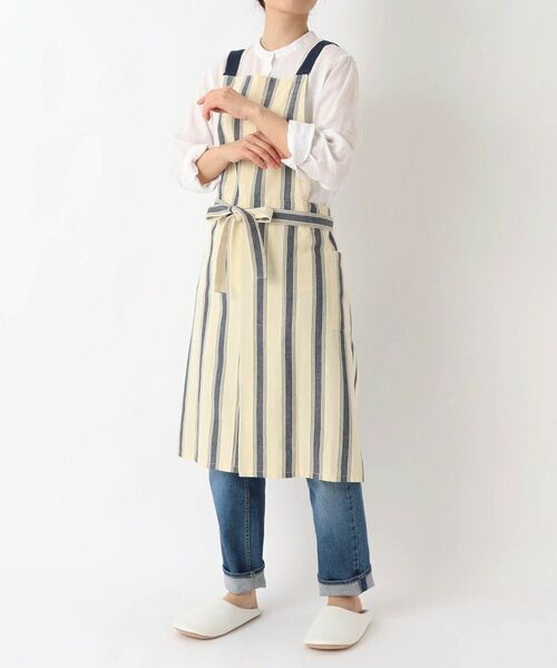 212 KITCHEN STORE / トゥーワントゥーキッチン ストア インテリア・生活雑貨・ホビー・ステーショナリー | ダブルストライプ フルエプロン 2way NV ＜212Kオリジナル＞ | 詳細12