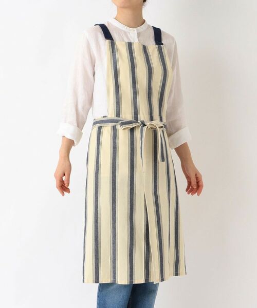 212 KITCHEN STORE / トゥーワントゥーキッチン ストア インテリア・生活雑貨・ホビー・ステーショナリー | ダブルストライプ フルエプロン 2way NV ＜212Kオリジナル＞（その他）