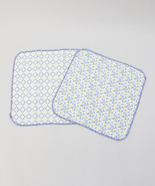 212 KITCHEN STORE / トゥーワントゥーキッチン ストア インテリア・生活雑貨・ホビー・ステーショナリー | ディッシュクロス2PCSセット リーフプロバンス BL | 詳細1