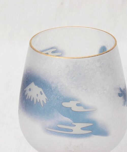 212 KITCHEN STORE / トゥーワントゥーキッチン ストア グラス・マグカップ | 富士月兎図 脚付杯 | 詳細6