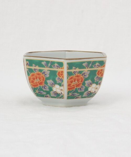 212 KITCHEN STORE / トゥーワントゥーキッチン ストア 食器 | 六角鉢 緑彩牡丹 | 詳細2