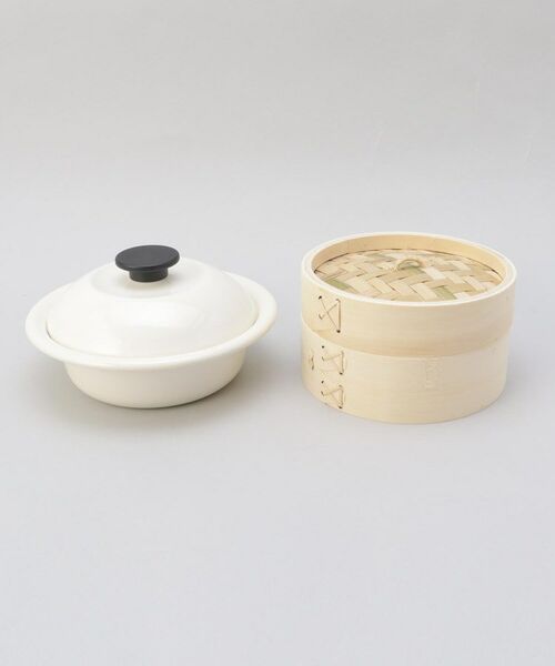 212 KITCHEN STORE / トゥーワントゥーキッチン ストア キッチンツール | ココナベせいろセット 小 WH ＜野田琺瑯 ＞（その他）