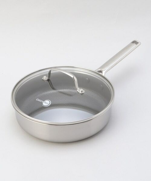 212 KITCHEN STORE / トゥーワントゥーキッチン ストア キッチンツール | エーペックス 深型フライパン 24cm ガラス蓋付き ＜GreenPan  グリーンパン＞ | 詳細1