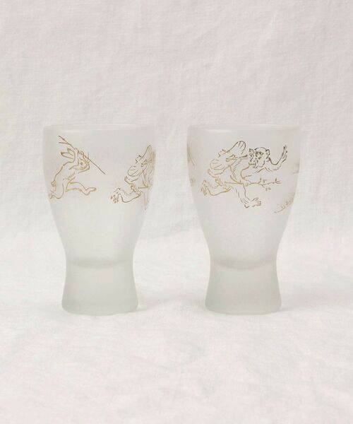 212 KITCHEN STORE / トゥーワントゥーキッチン ストア グラス・マグカップ | プレミアム鳥獣戯画酒グラスペアセット | 詳細1
