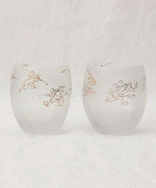 212 KITCHEN STORE / トゥーワントゥーキッチン ストア グラス・マグカップ | プレミアム鳥獣戯画オールドペアセット | 詳細1
