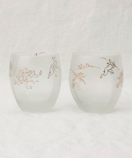 212 KITCHEN STORE / トゥーワントゥーキッチン ストア グラス・マグカップ | プレミアム鳥獣戯画オールドペアセット | 詳細2