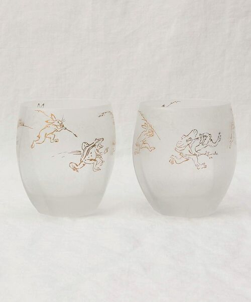 212 KITCHEN STORE / トゥーワントゥーキッチン ストア グラス・マグカップ | プレミアム鳥獣戯画オールドペアセット（その他）