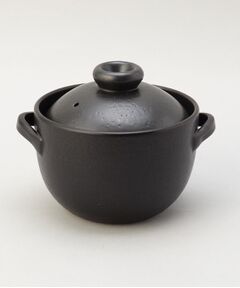 ごはん土鍋 2合炊き BK