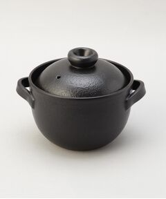 ごはん土鍋 3合炊き BK