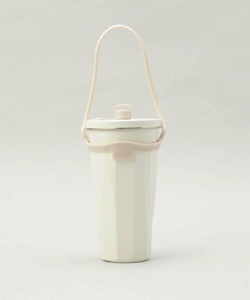 212 KITCHEN STORE / トゥーワントゥーキッチン ストア インテリア・生活雑貨・ホビー・ステーショナリー | トート ストロー付2wayタンブラー470ml WH | 詳細1
