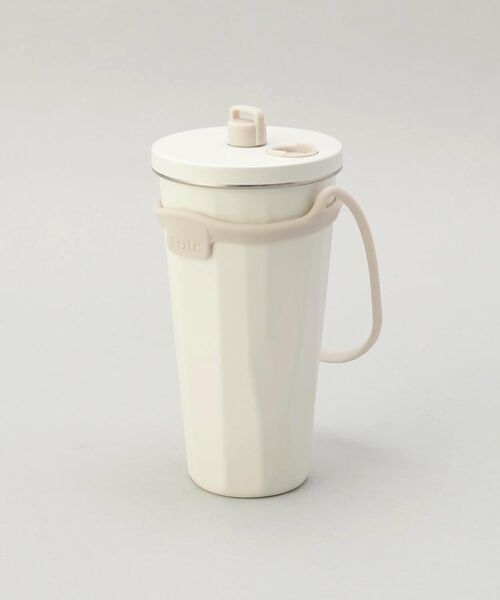 212 KITCHEN STORE / トゥーワントゥーキッチン ストア インテリア・生活雑貨・ホビー・ステーショナリー | トート ストロー付2wayタンブラー470ml WH | 詳細3