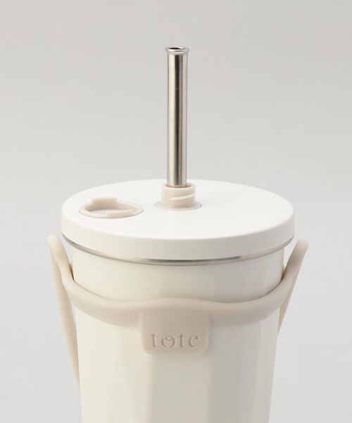 212 KITCHEN STORE / トゥーワントゥーキッチン ストア インテリア・生活雑貨・ホビー・ステーショナリー | トート ストロー付2wayタンブラー470ml WH | 詳細5