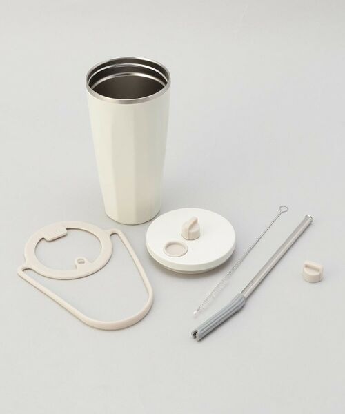 212 KITCHEN STORE / トゥーワントゥーキッチン ストア インテリア・生活雑貨・ホビー・ステーショナリー | トート ストロー付2wayタンブラー470ml WH | 詳細8