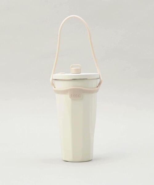 212 KITCHEN STORE / トゥーワントゥーキッチン ストア インテリア・生活雑貨・ホビー・ステーショナリー | トート ストロー付2wayタンブラー470ml WH（その他）