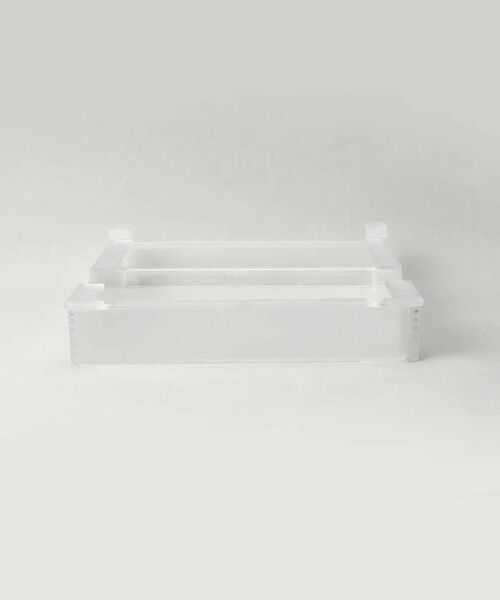 212 KITCHEN STORE / トゥーワントゥーキッチン ストア キッチンツール | 冷蔵庫中棚下高さ調節ラック L WH 山崎実業 ＜tower タワー＞ | 詳細2