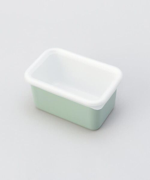 212 KITCHEN STORE / トゥーワントゥーキッチン ストア キッチンツール | 富士ホーロー深型角容器 ヴィンテージグリーン S ＜212Kオリジナル＞ | 詳細1