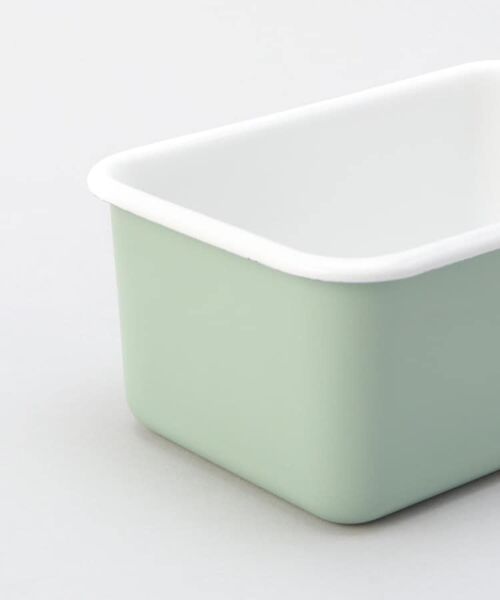 212 KITCHEN STORE / トゥーワントゥーキッチン ストア キッチンツール | 富士ホーロー深型角容器 ヴィンテージグリーン M ＜212Kオリジナル＞ | 詳細4