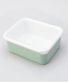 212 KITCHEN STORE / トゥーワントゥーキッチン ストア キッチンツール | 富士ホーロー深型角容器 ヴィンテージグリーン L ＜212Kオリジナル＞