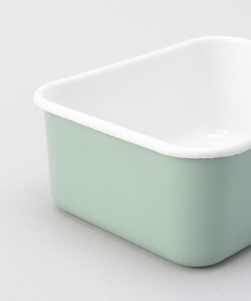 212 KITCHEN STORE / トゥーワントゥーキッチン ストア キッチンツール | 富士ホーロー深型角容器 ヴィンテージグリーン L ＜212Kオリジナル＞ | 詳細4