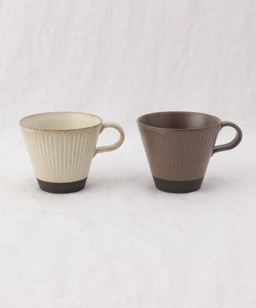 212 KITCHEN STORE / トゥーワントゥーキッチン ストア グラス・マグカップ | engi和ギフト 十草（IV・BR）マグカップペアセット | 詳細1