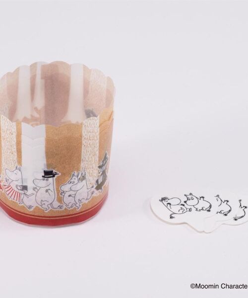 212 KITCHEN STORE / トゥーワントゥーキッチン ストア その他 | マフィンカップ＆ケーキピックセット（３枚入）ムーミン谷の仲間たち ＜MOOMIN ムーミン＞ | 詳細1