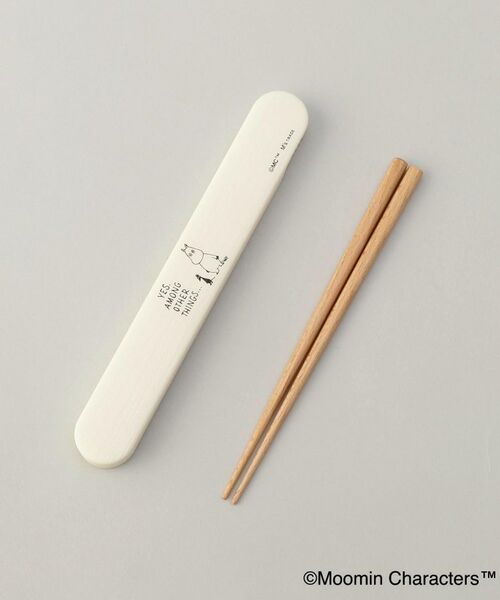 212 KITCHEN STORE / トゥーワントゥーキッチン ストア その他 | 木目箸＆箸ケースムーミン ＜MOOMIN ムーミン＞ | 詳細1