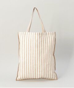 212 KITCHEN STORE / トゥーワントゥーキッチン ストア バッグ | ブロックストライプ リネンコットン エコバッグ NT ＜212Kオリジナル ＞