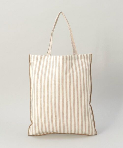212 KITCHEN STORE / トゥーワントゥーキッチン ストア バッグ | ブロックストライプ リネンコットン エコバッグ NT ＜212Kオリジナル ＞ | 詳細3