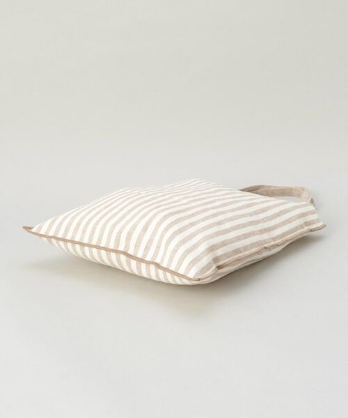 212 KITCHEN STORE / トゥーワントゥーキッチン ストア バッグ | ブロックストライプ リネンコットン エコバッグ NT ＜212Kオリジナル ＞ | 詳細4