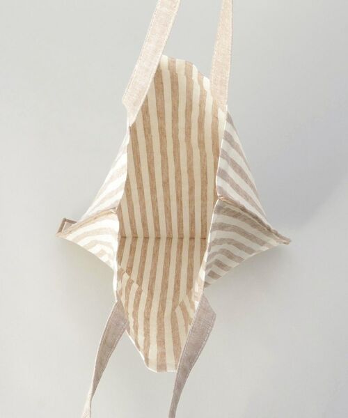 212 KITCHEN STORE / トゥーワントゥーキッチン ストア バッグ | ブロックストライプ リネンコットン エコバッグ NT ＜212Kオリジナル ＞ | 詳細5