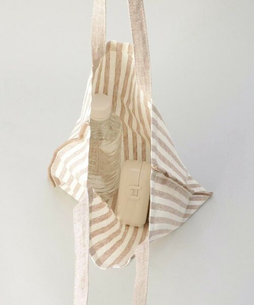 212 KITCHEN STORE / トゥーワントゥーキッチン ストア バッグ | ブロックストライプ リネンコットン エコバッグ NT ＜212Kオリジナル ＞ | 詳細6