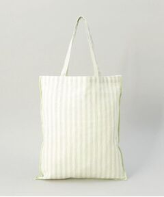 212 KITCHEN STORE / トゥーワントゥーキッチン ストア バッグ | ブロックストライプ リネンコットン エコバッグ LGR ＜212Kオリジナル ＞
