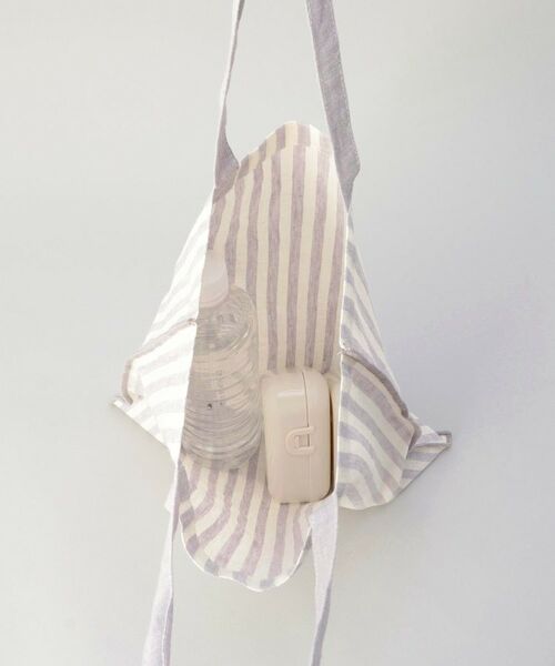 212 KITCHEN STORE / トゥーワントゥーキッチン ストア バッグ | ブロックストライプ リネンコットン エコバッグ LPU ＜212Kオリジナル ＞ | 詳細6
