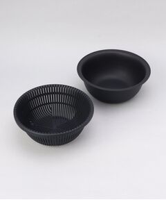 212 KITCHEN STORE / トゥーワントゥーキッチン ストア キッチンツール | きほんの道具 ザルボウル２点セット 18cm DGY ＜marna  マーナ＞
