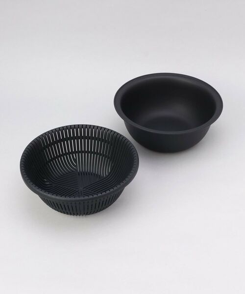 212 KITCHEN STORE / トゥーワントゥーキッチン ストア キッチンツール | きほんの道具 ザルボウル２点セット 18cm DGY ＜marna  マーナ＞ | 詳細1