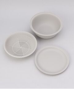 212 KITCHEN STORE / トゥーワントゥーキッチン ストア キッチンツール | きほんの道具 ザルボウル３点セット 18cm GY ＜marna  マーナ＞