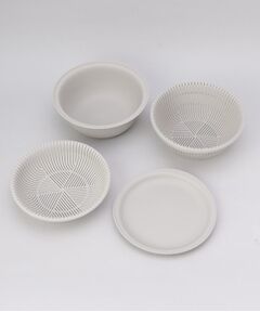 212 KITCHEN STORE / トゥーワントゥーキッチン ストア キッチンツール | きほんの道具 ザルボウル４点セット 18cm GY ＜marna  マーナ＞