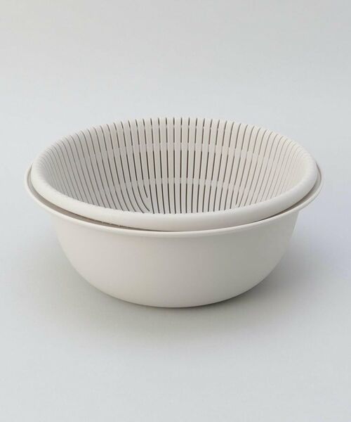 212 KITCHEN STORE / トゥーワントゥーキッチン ストア キッチンツール | きほんの道具 ザルボウル２点セット 21cm GY ＜marna  マーナ＞ | 詳細2