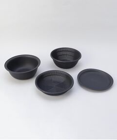 212 KITCHEN STORE / トゥーワントゥーキッチン ストア キッチンツール | きほんの道具 ザルボウル４点セット 21cm DGY ＜marna  マーナ＞