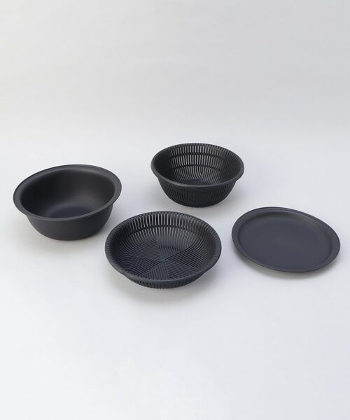 212 KITCHEN STORE / トゥーワントゥーキッチン ストア キッチンツール | きほんの道具 ザルボウル４点セット 21cm DGY ＜marna  マーナ＞ | 詳細1
