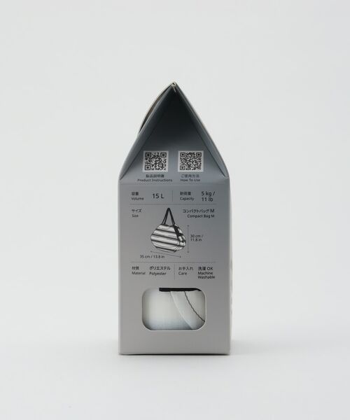 212 KITCHEN STORE / トゥーワントゥーキッチン ストア バッグ | コンパクトバッグＭ・強調 ブラック ＜Shupatto シュパット＞ | 詳細11