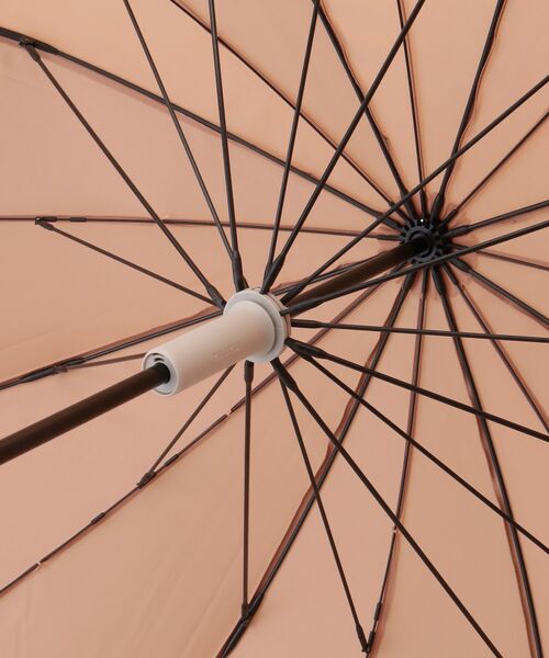 212 KITCHEN STORE / トゥーワントゥーキッチン ストア 傘 | アンブレラ 58cm コーラルベージュ 長傘 ＜Shupatto シュパット＞ | 詳細3